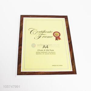Best Price A4 Certificate Frame Picture Frame