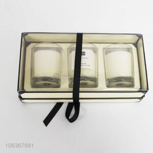 Hot Selling 3 Pieces Decorative Craft Candle